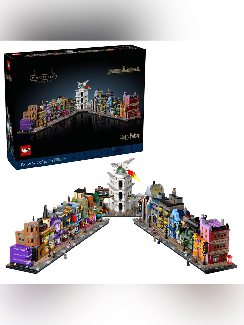 LEGO Harry Potter Diagon Alley Wizarding Shops Building Set